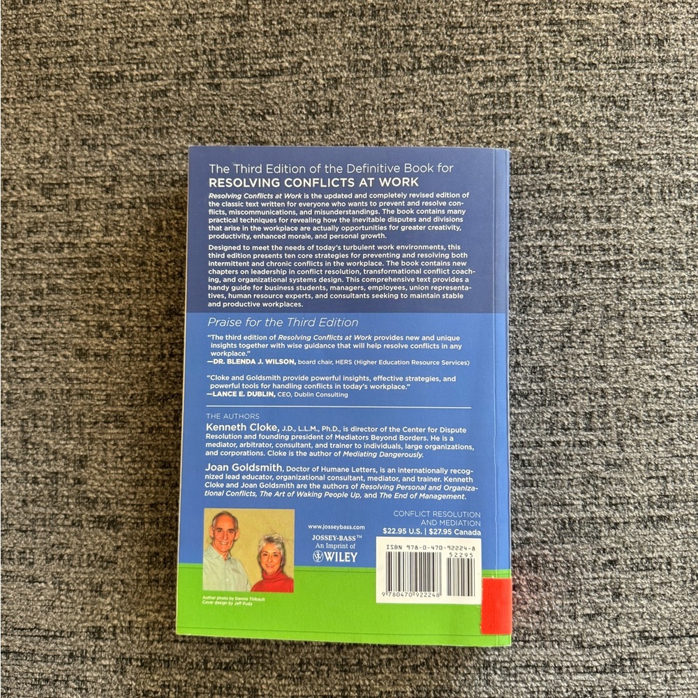 Resolving Conflicts at Work Book - Picture 2 of 3